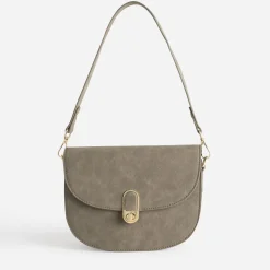 Sac à main taupe deux bandoulières amovibles
