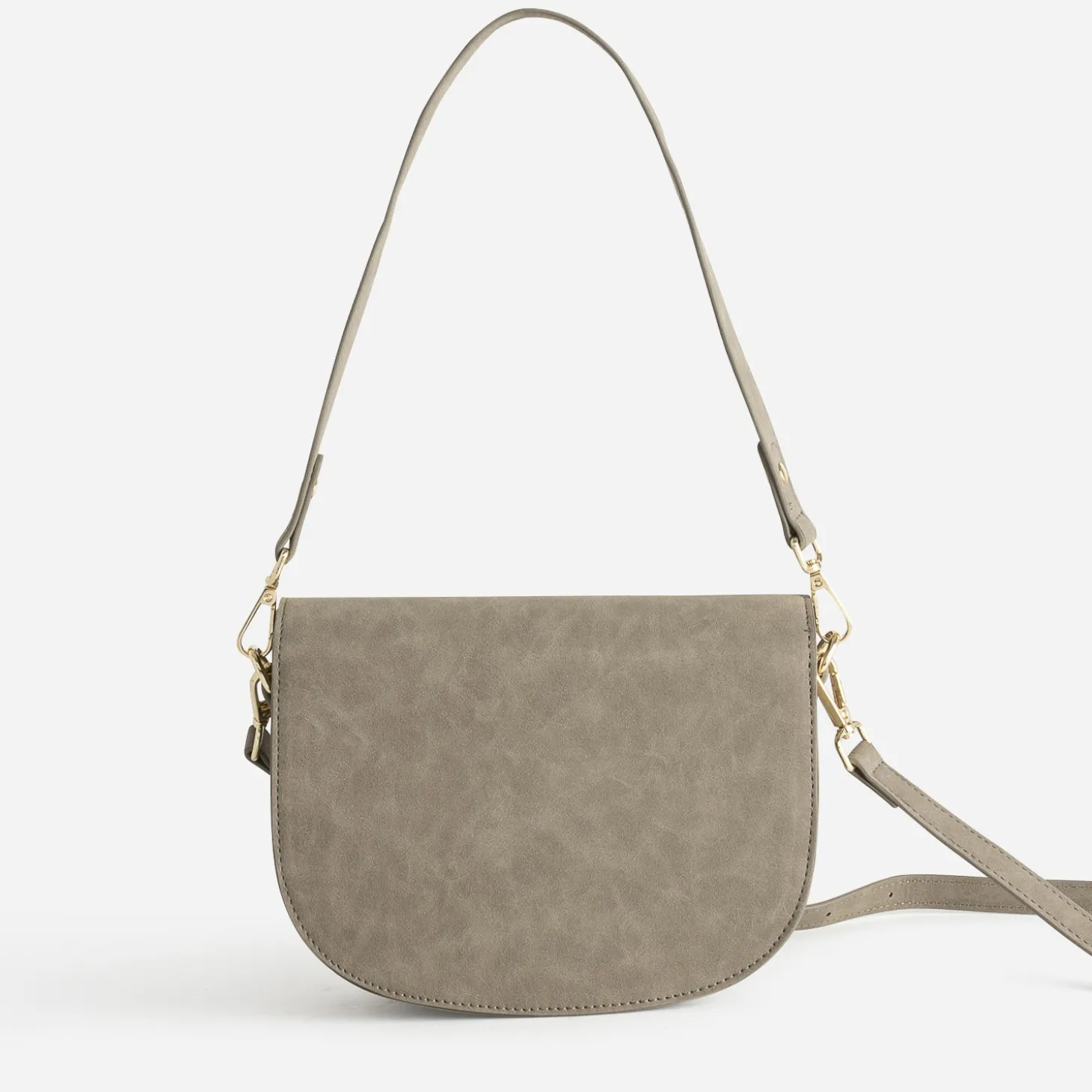 Sac à main taupe deux bandoulières amovibles