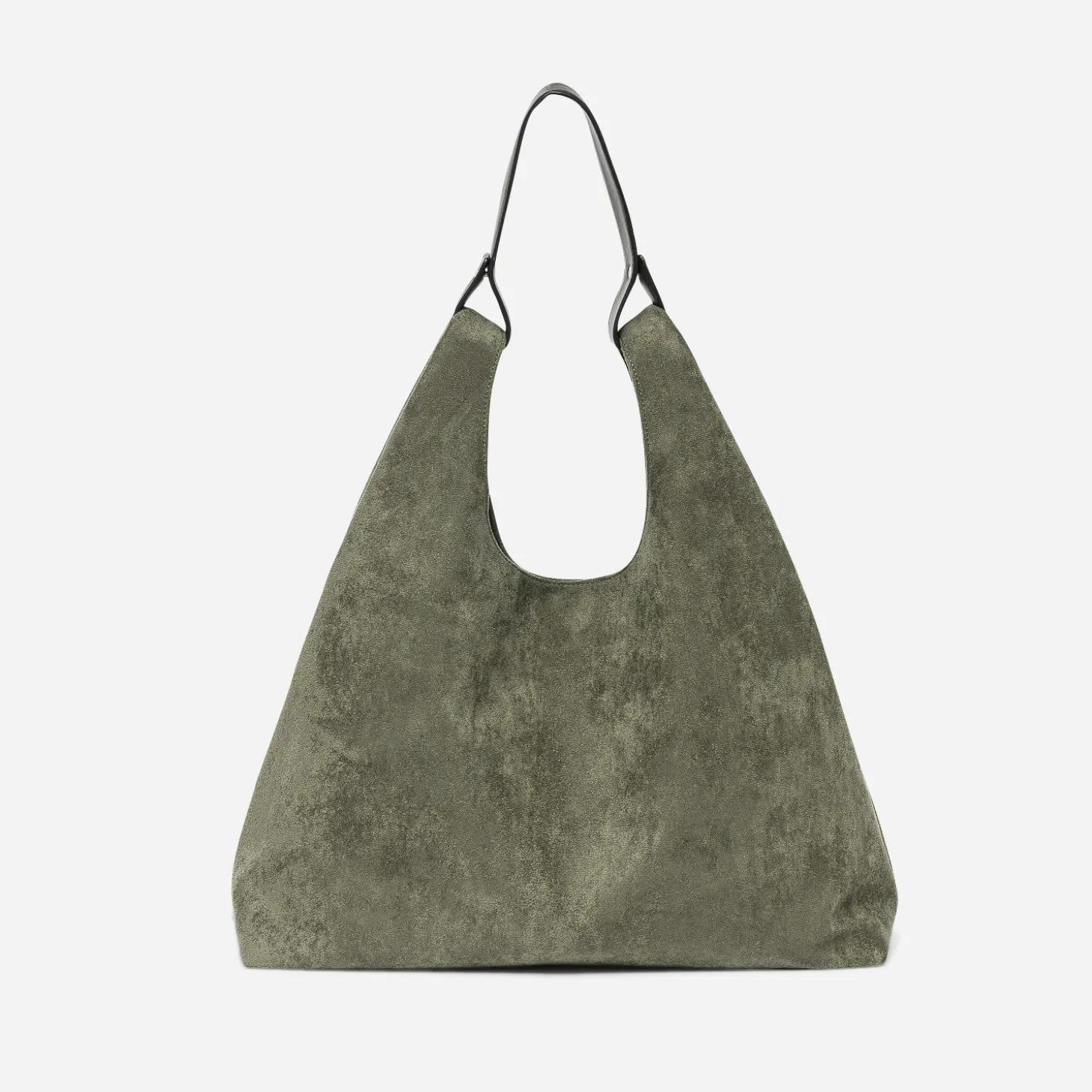 Sac à main TEXTO kaki suédé