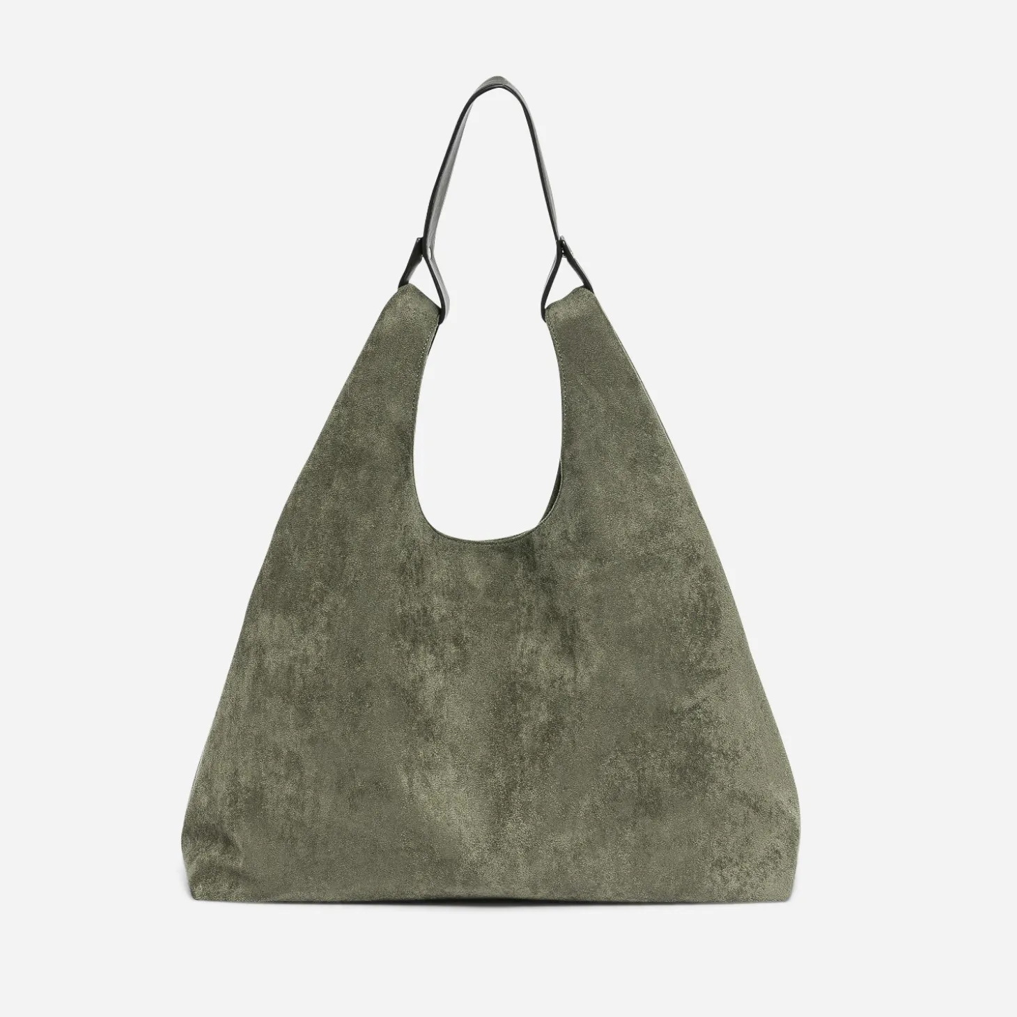 Sac à main TEXTO kaki suédé