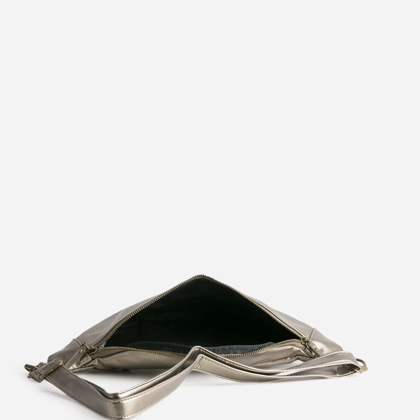 Sac banane TEXTO taupe métallisé