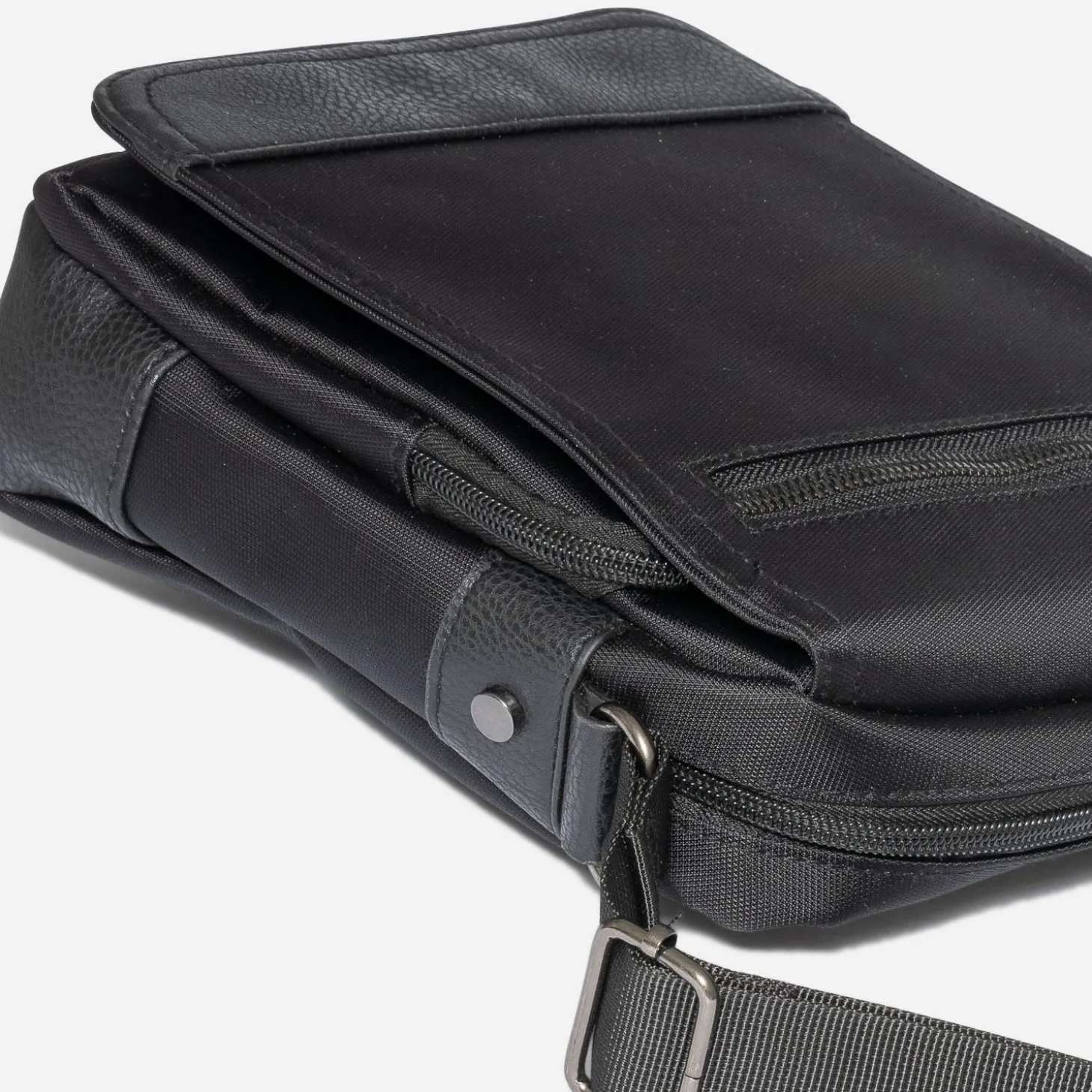 Sac bandoulière noir homme