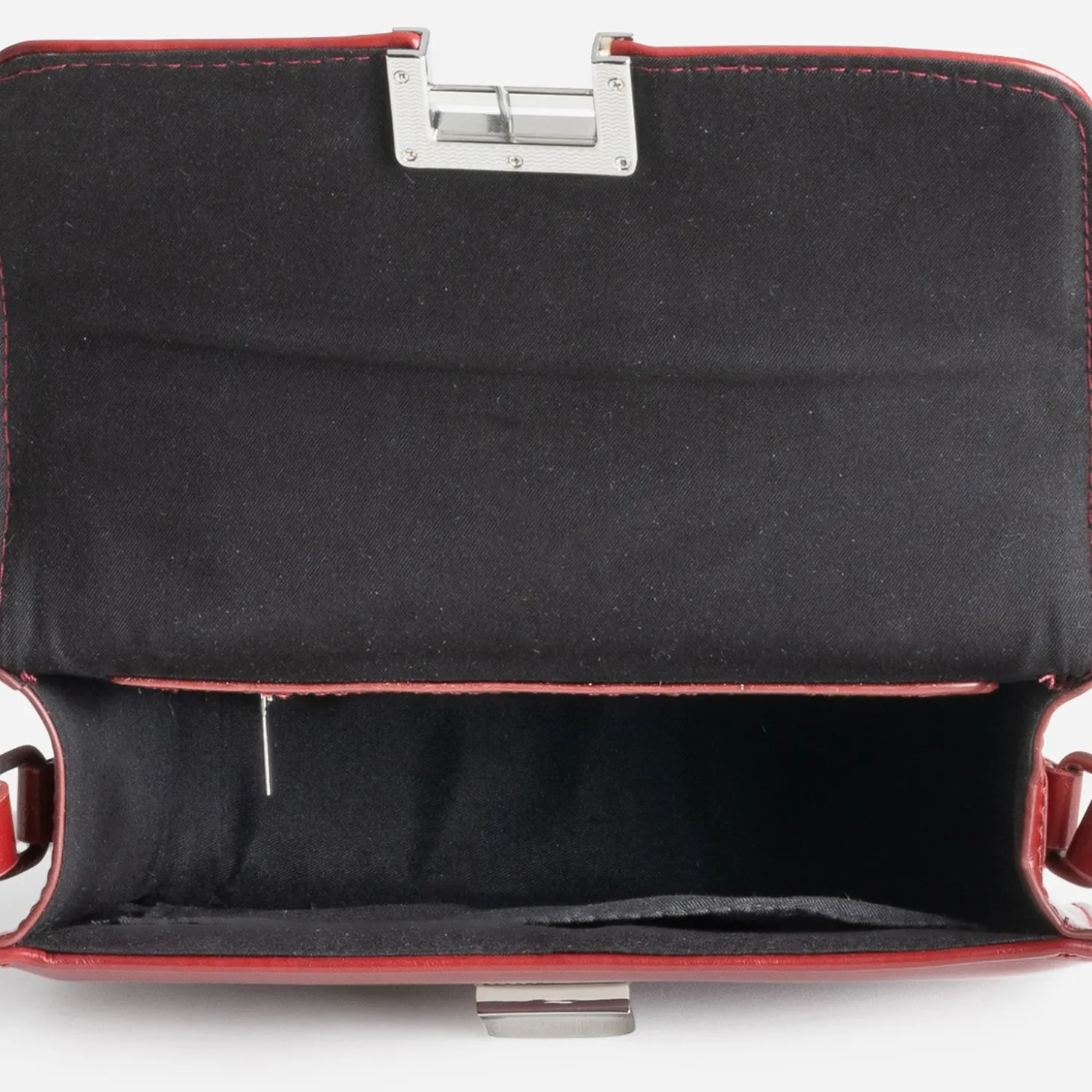 Sac bandoulière rouge foncé