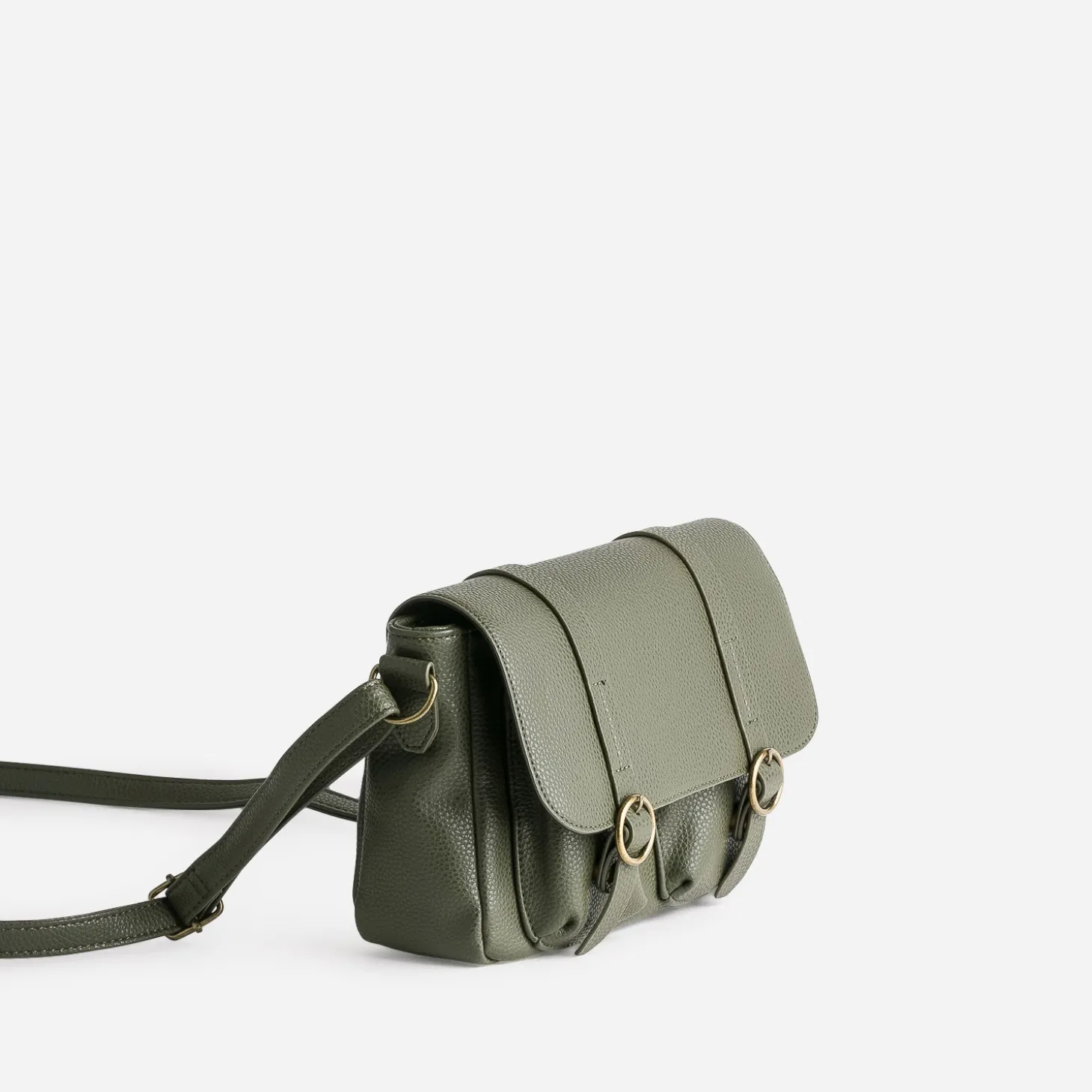 Sac besace kaki