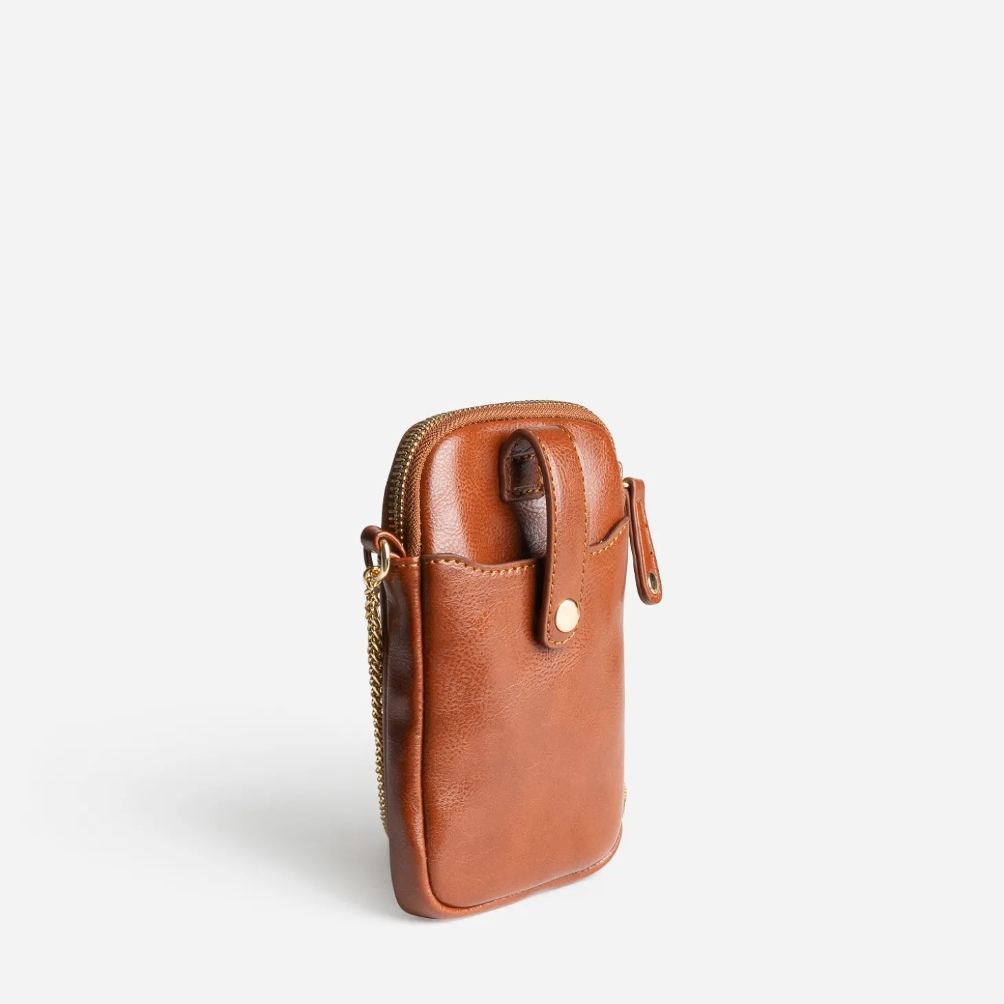 Sac cognac pour téléphone portable