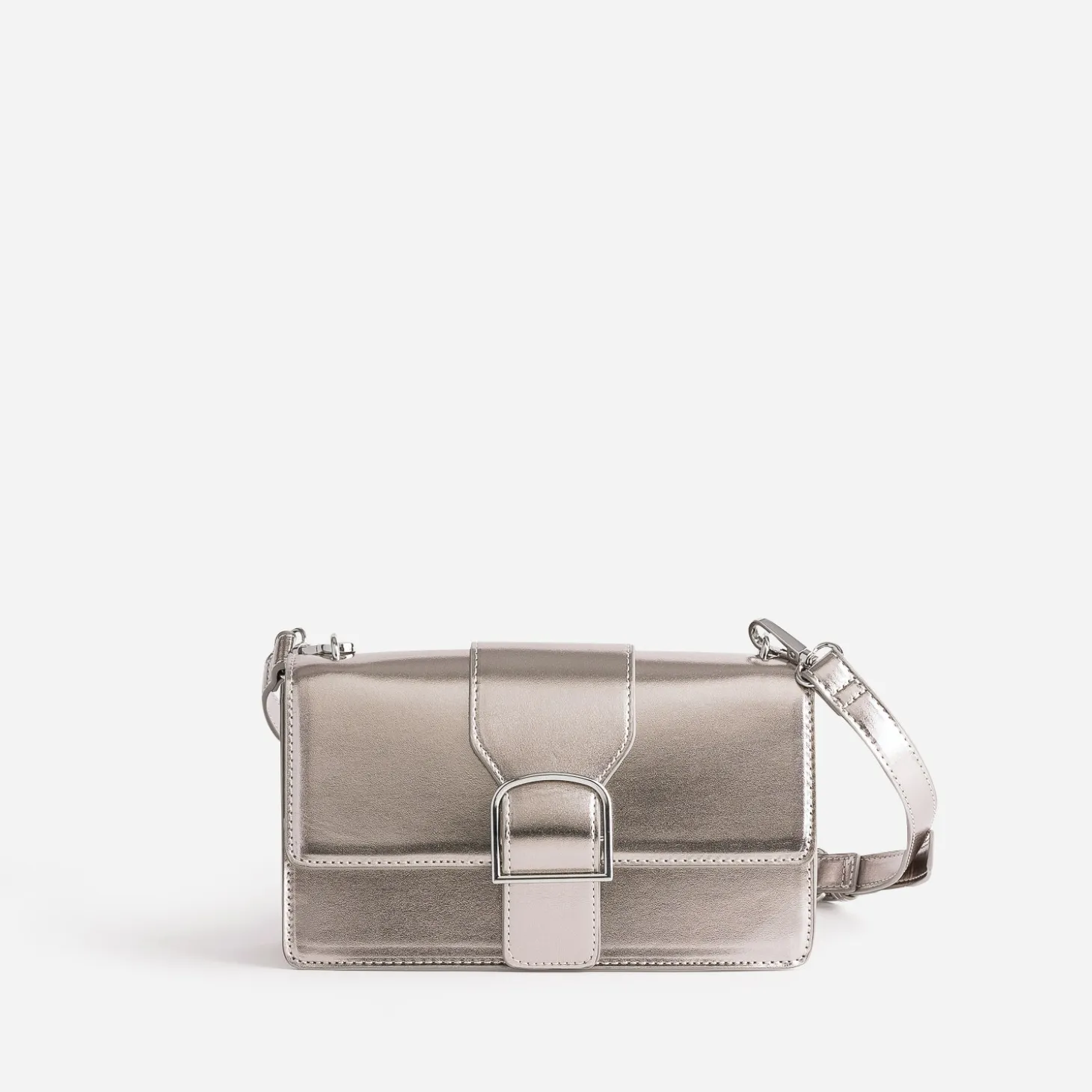 Sac gris métallisé