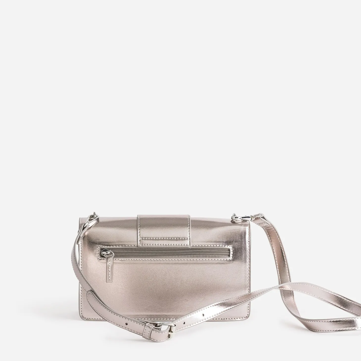 Sac gris métallisé