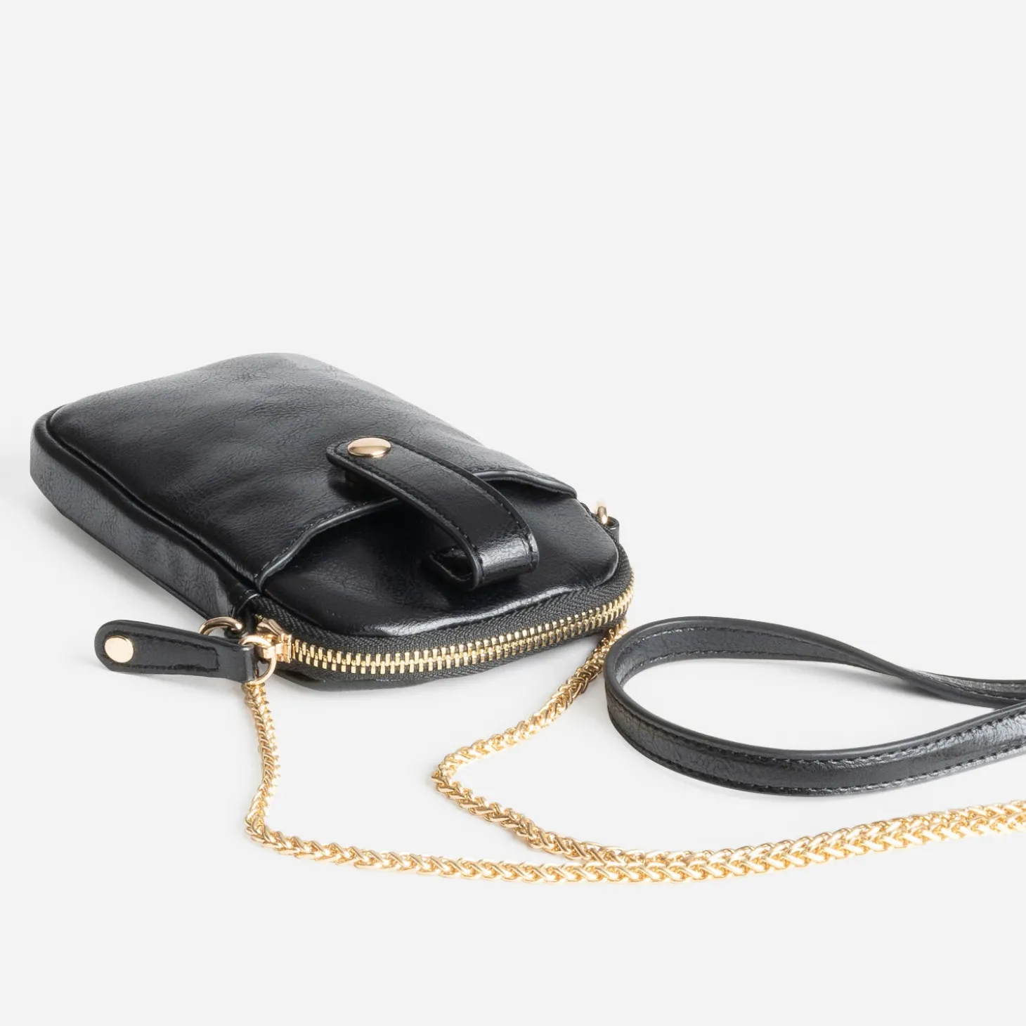 Sac noir pour téléphone portable