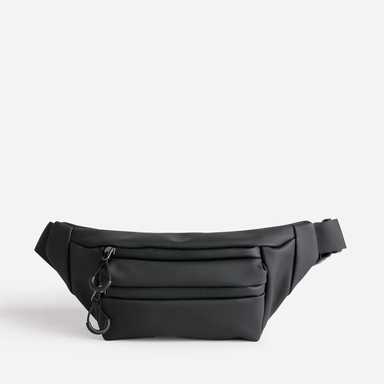 Sac-banane noir mat