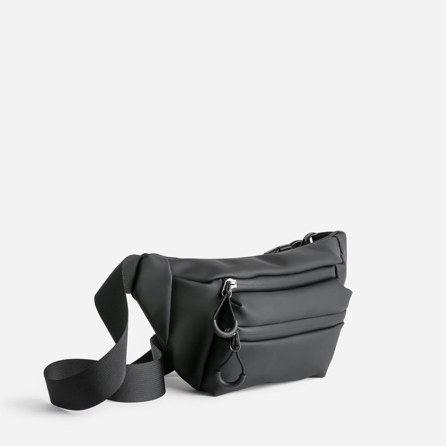 Sac-banane noir mat