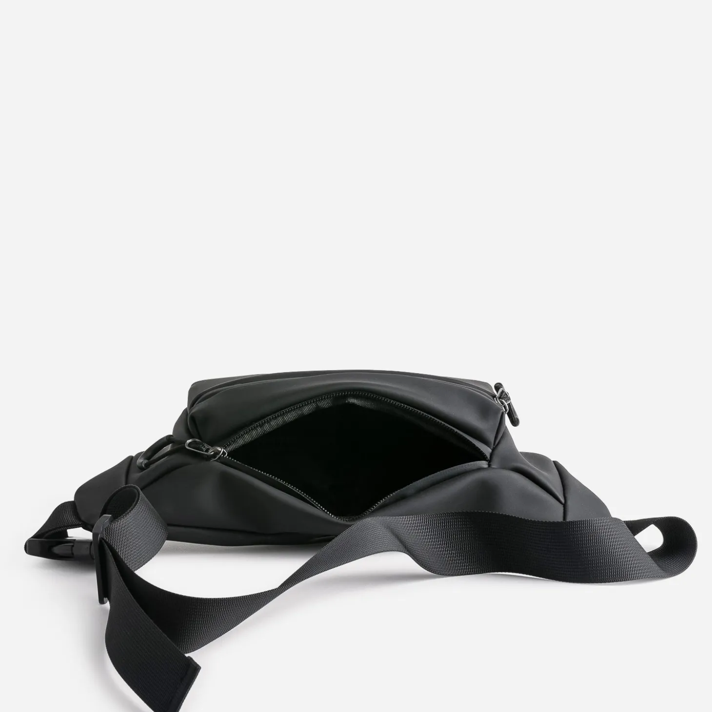 Sac-banane noir mat