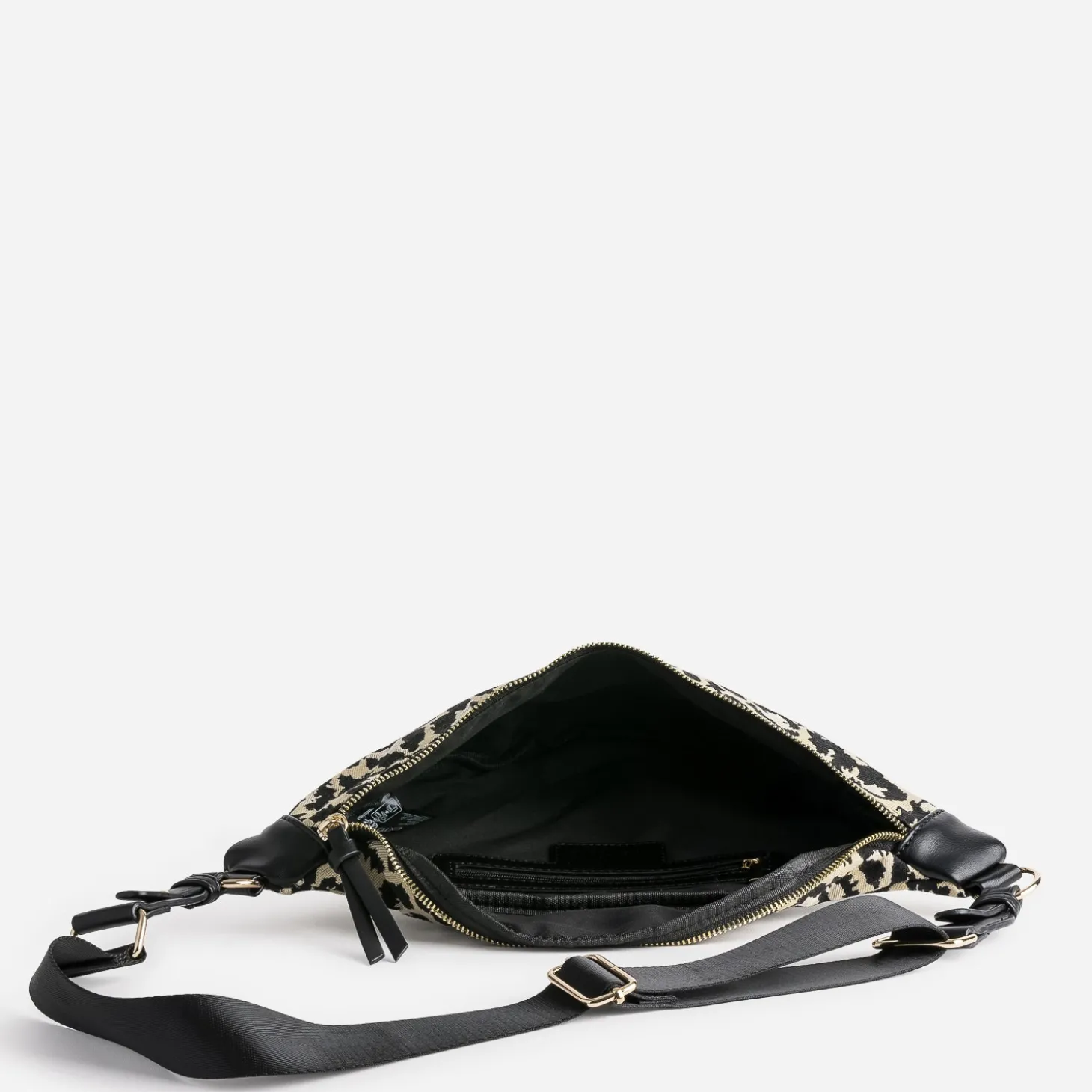 Sac-banane TEXTO beige motif léopard