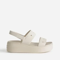 Sandale CROCS écrue à plateforme