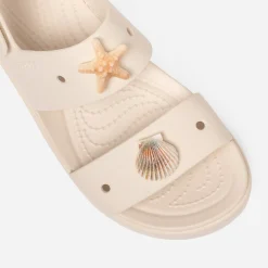 Sandale CROCS écrue à plateforme