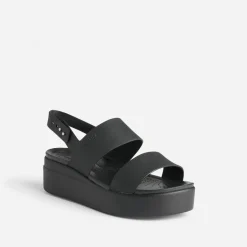 Sandale CROCS noire à plateforme