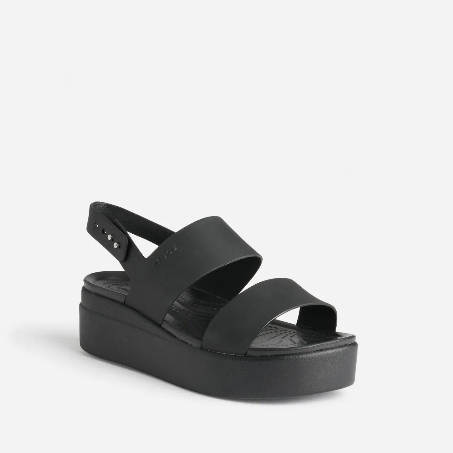 Sandale CROCS noire à plateforme