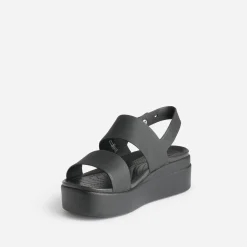 Sandale CROCS noire à plateforme