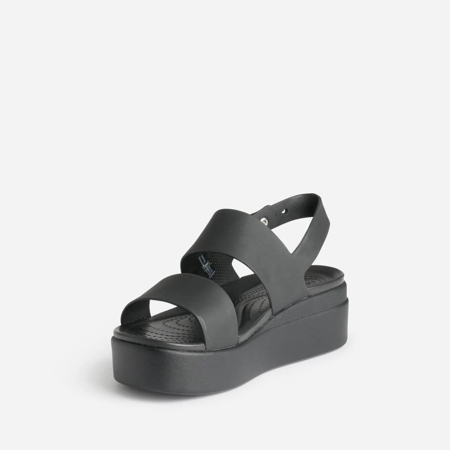 Sandale CROCS noire à plateforme