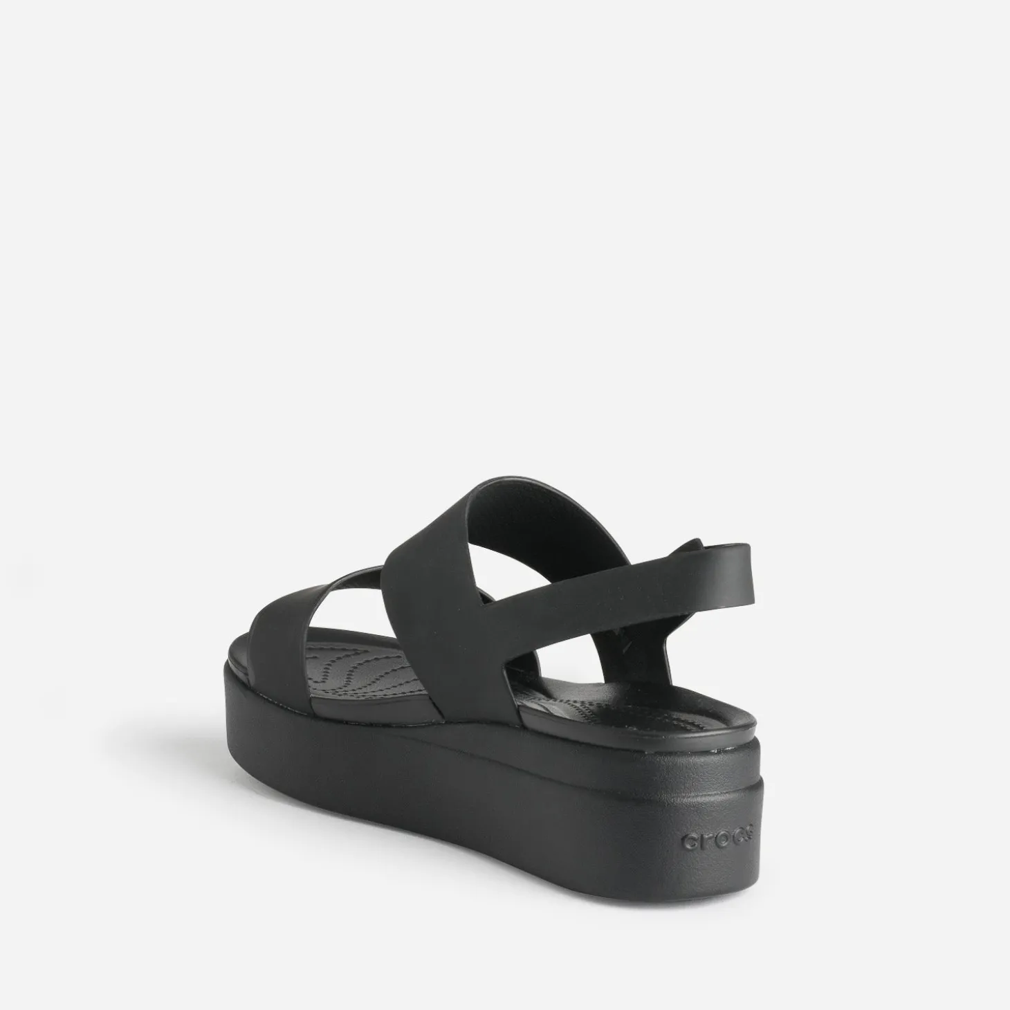 Sandale CROCS noire à plateforme