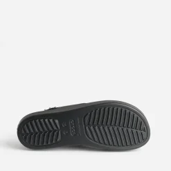 Sandale CROCS noire à plateforme