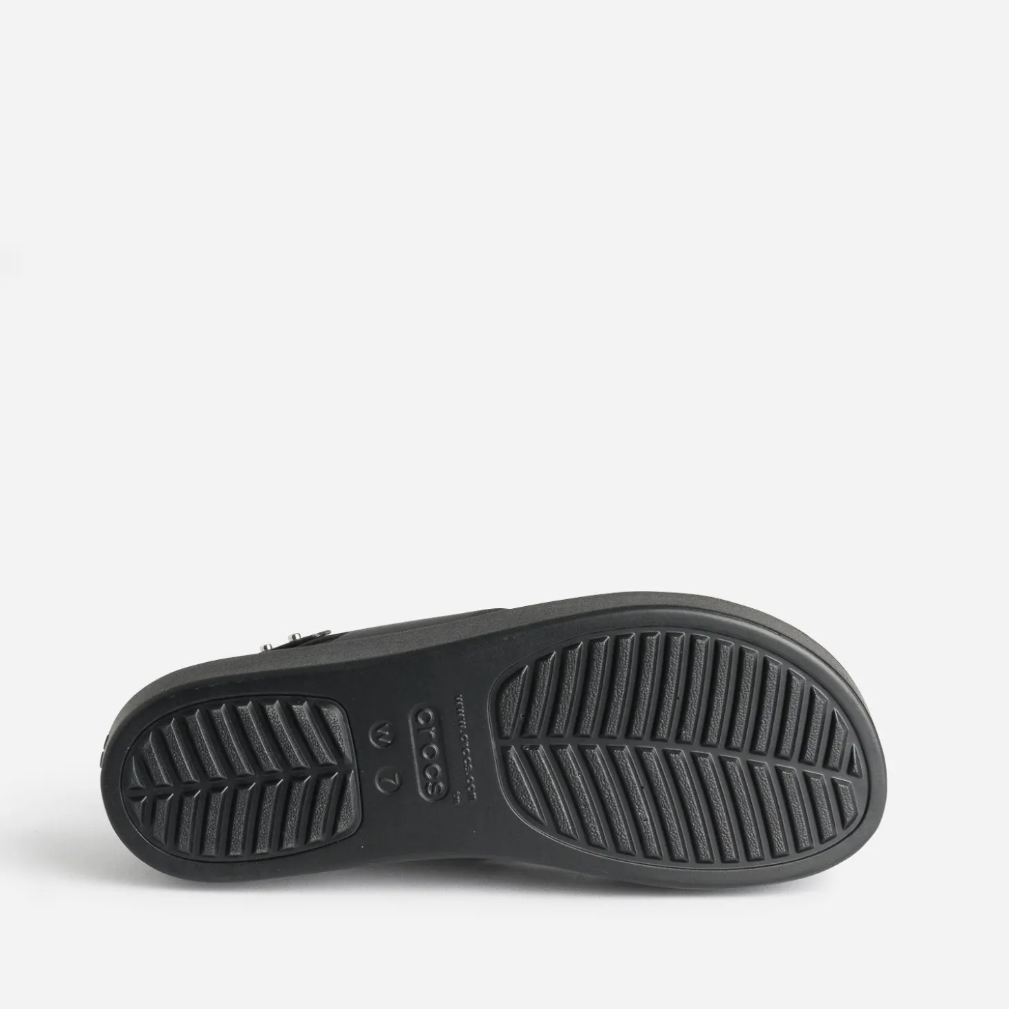Sandale CROCS noire à plateforme