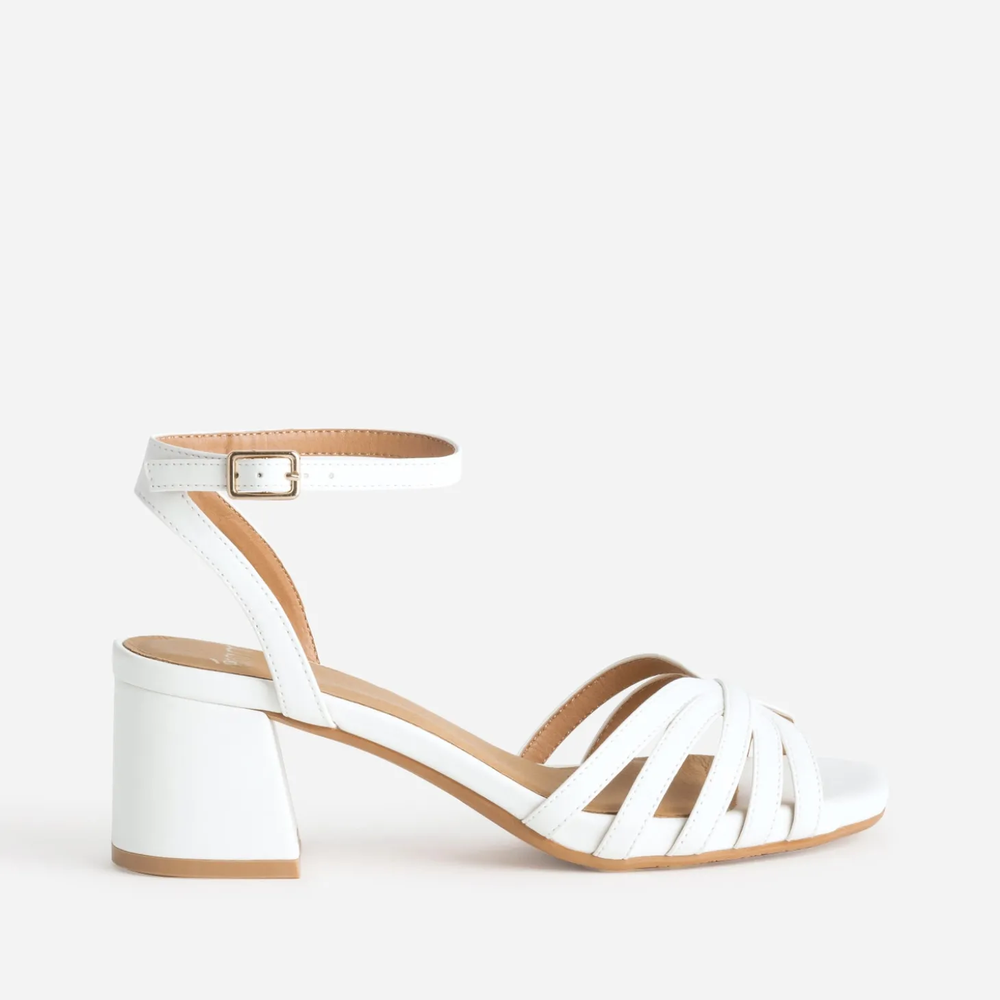 Sandale écrue à brides