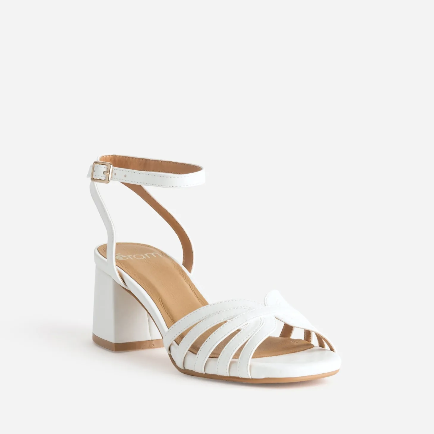 Sandale écrue à brides