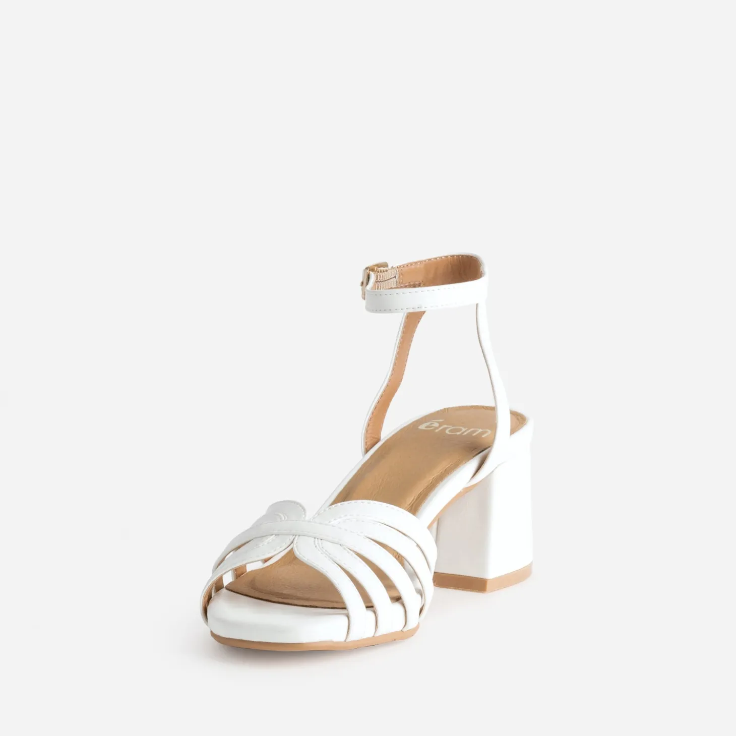 Sandale écrue à brides