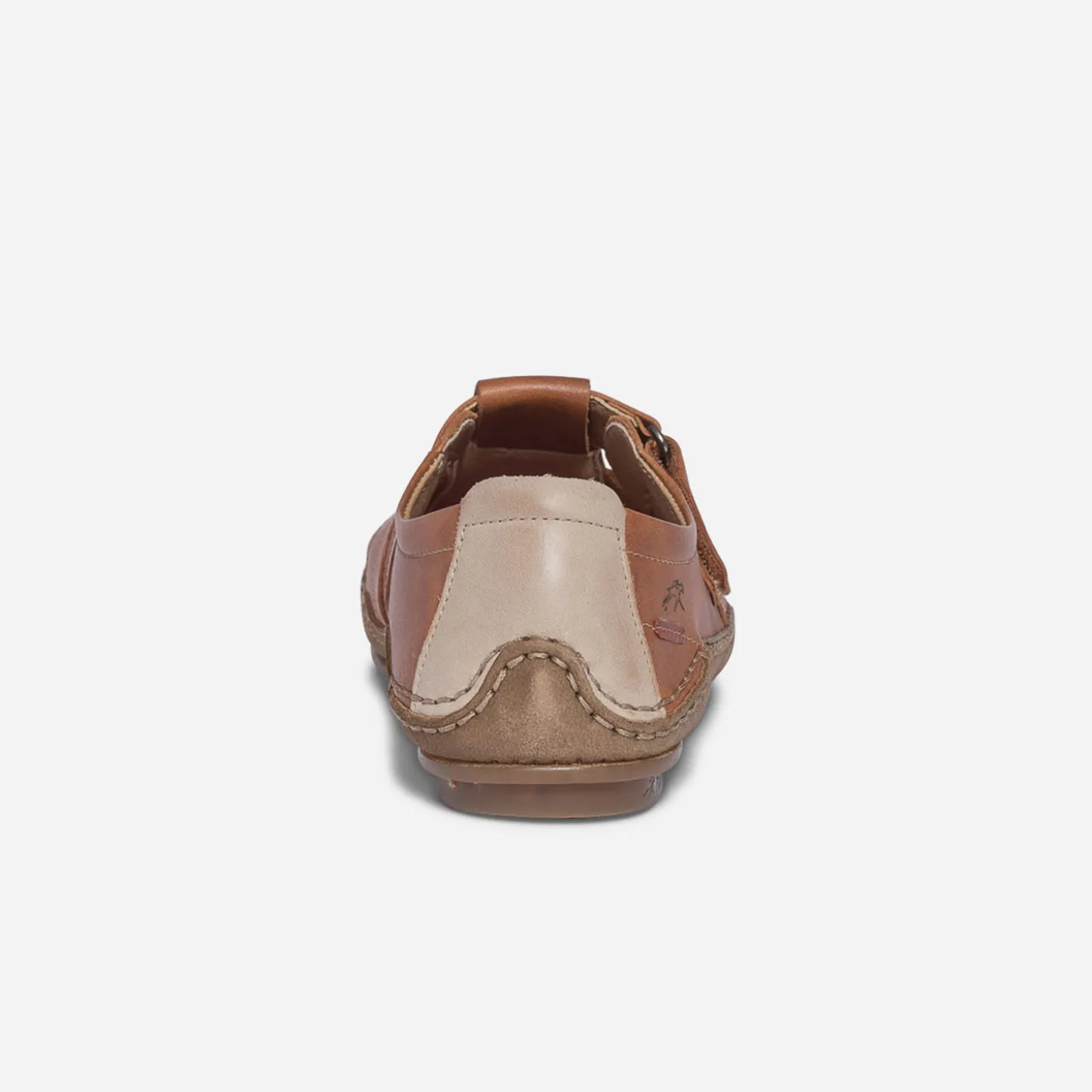 Sandale fermée FLUCHOS camel en cuir