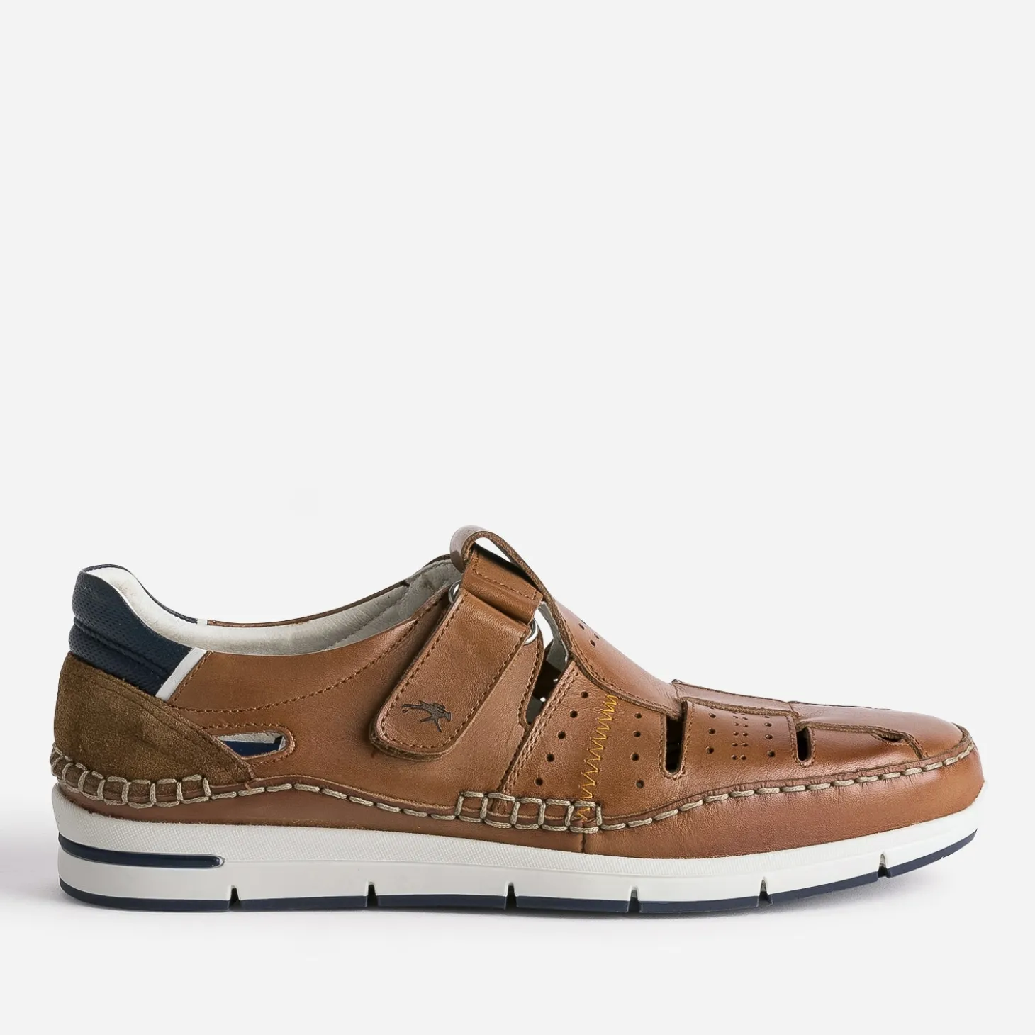Sandale FLUCHOS cognac en cuir