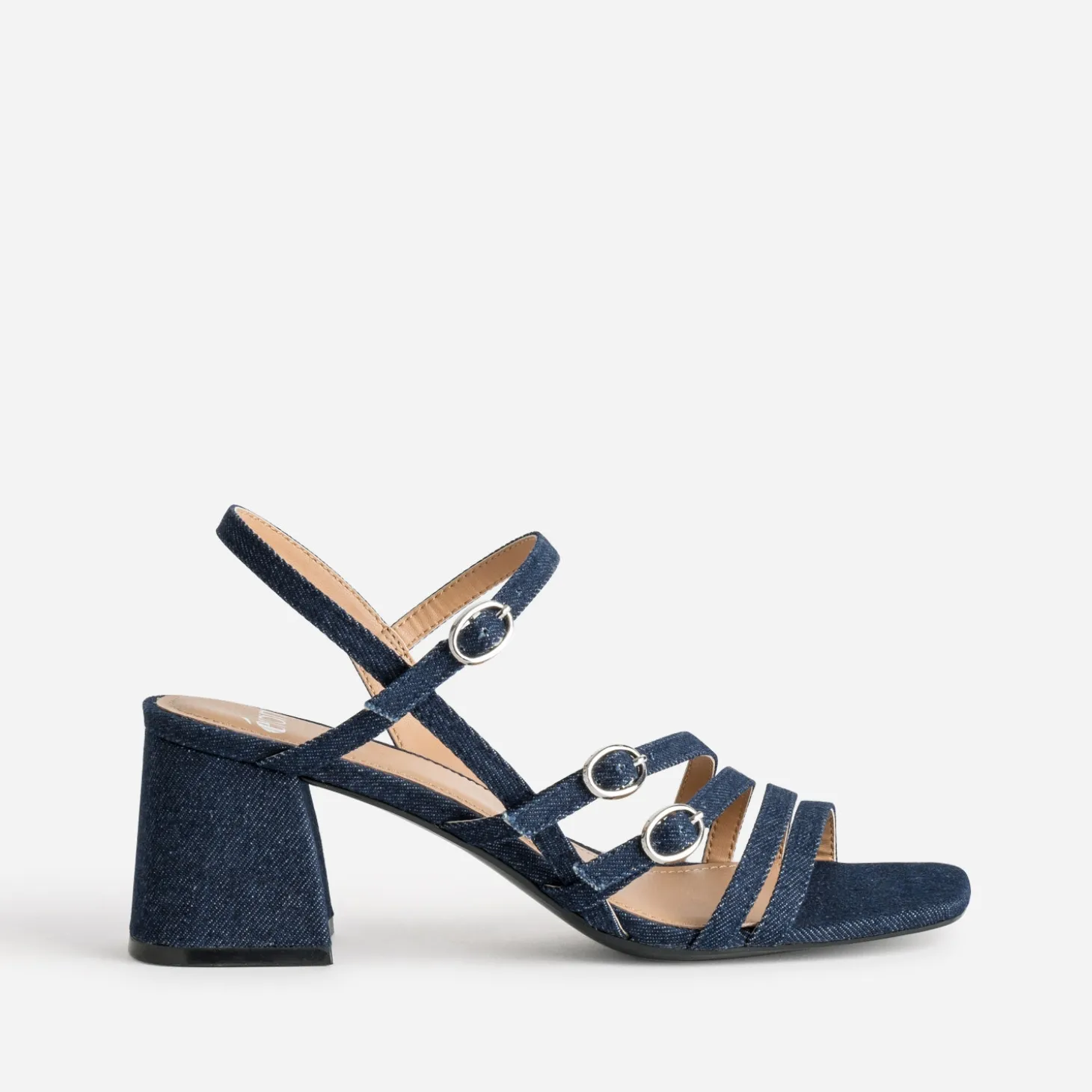 Sandale marine en jean