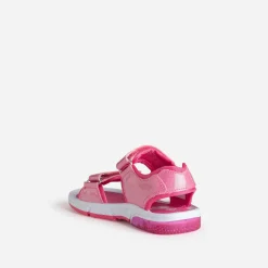 Sandale PAT PATROUILLE rose semelle clignotante