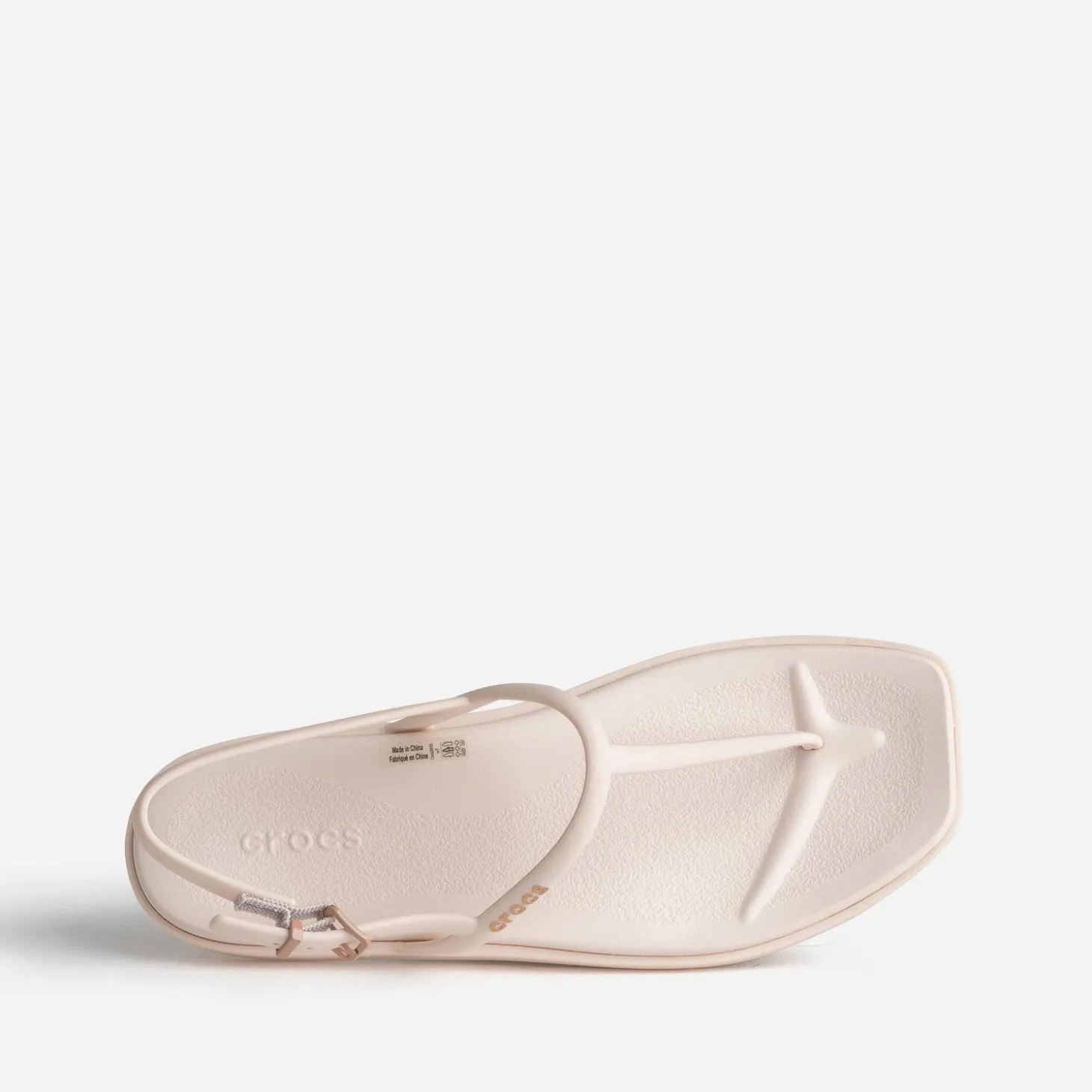 Sandale-tong CROCS écru rosé