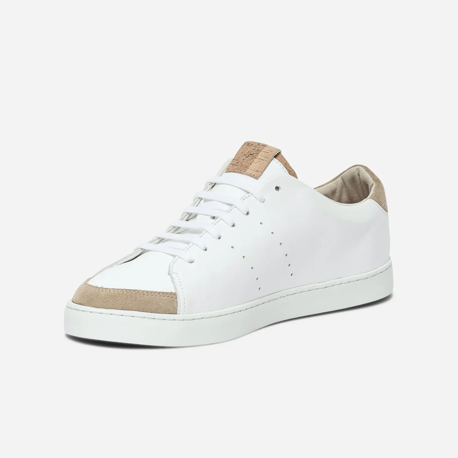 Tennis 1927 blanche homme en cuir éco-conçu (43 à 45)