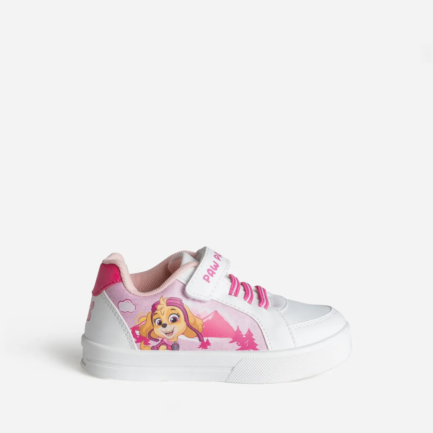 Tennis PAT PATROUILLE blanche et rose