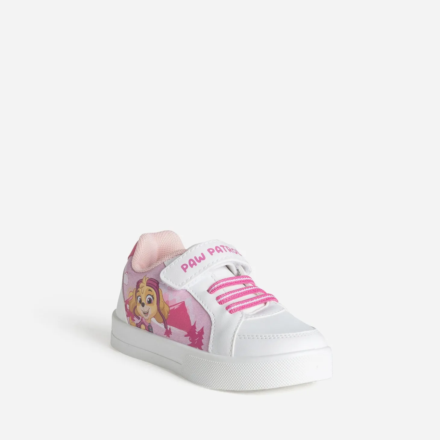 Tennis PAT PATROUILLE blanche et rose