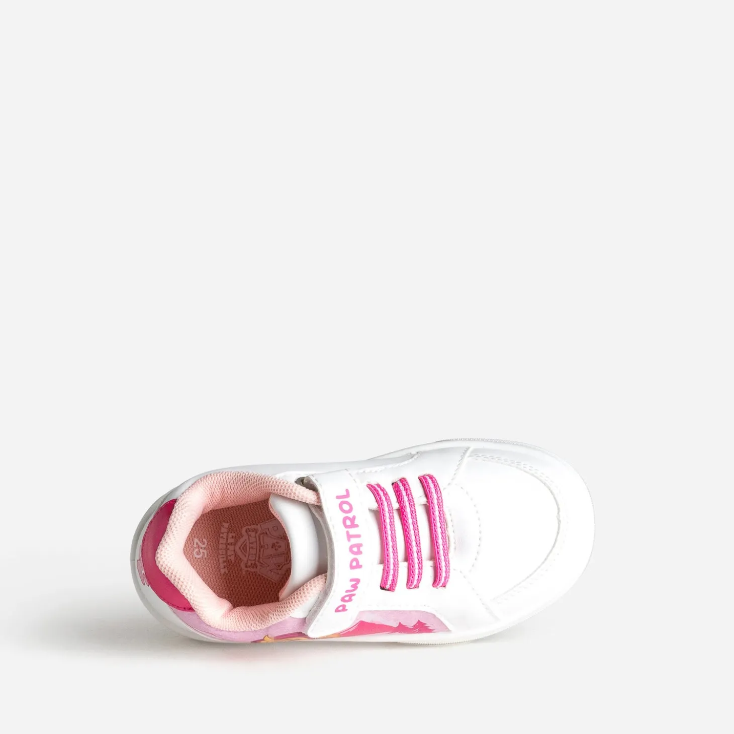 Tennis PAT PATROUILLE blanche et rose