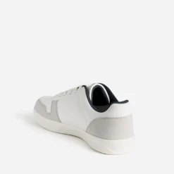 Tennis blanche, gris clair et marine