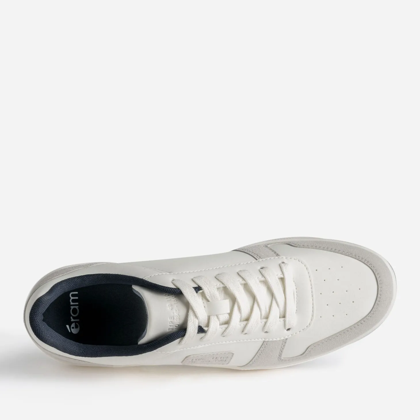 Tennis blanche, gris clair et marine