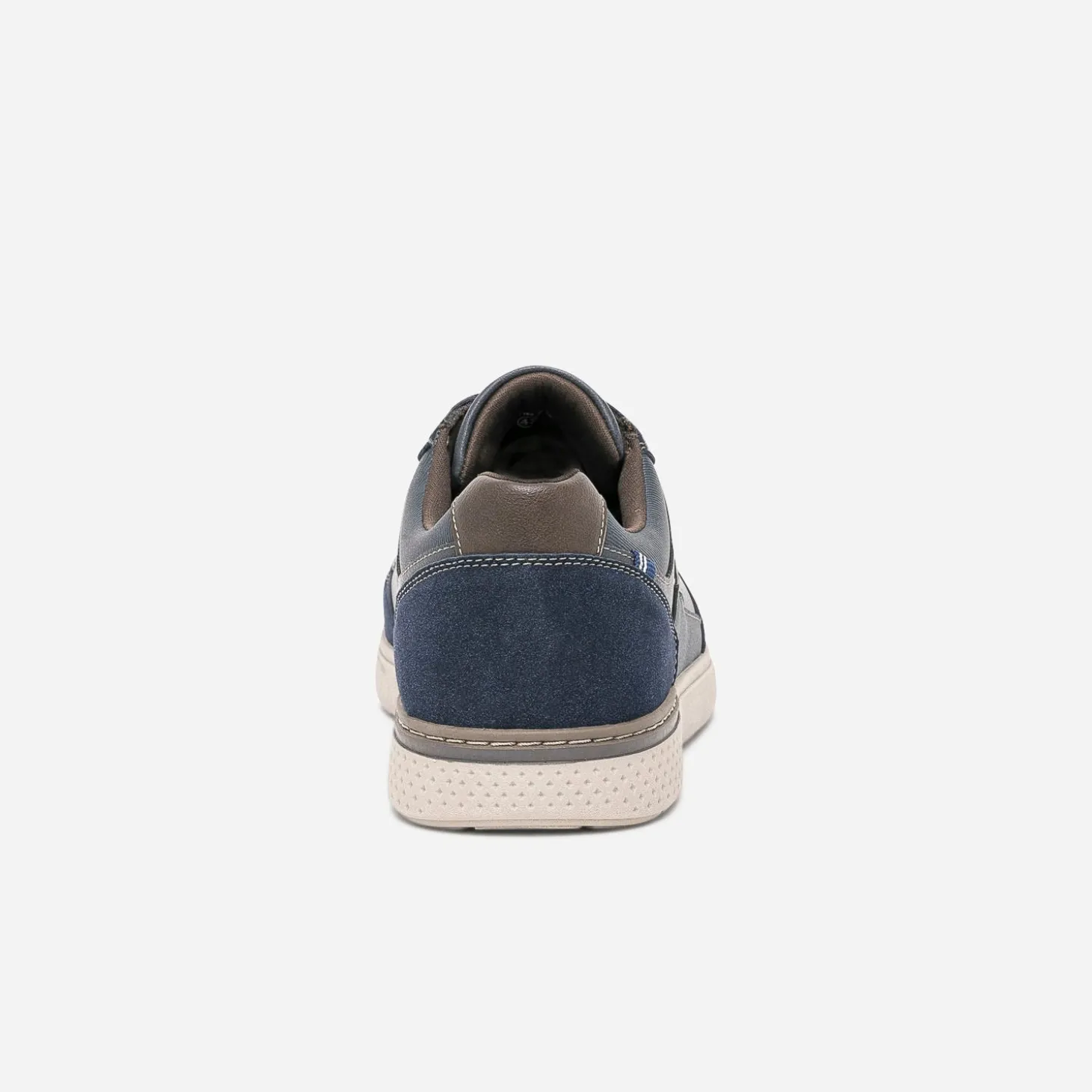 Tennis bleu marine bi matière