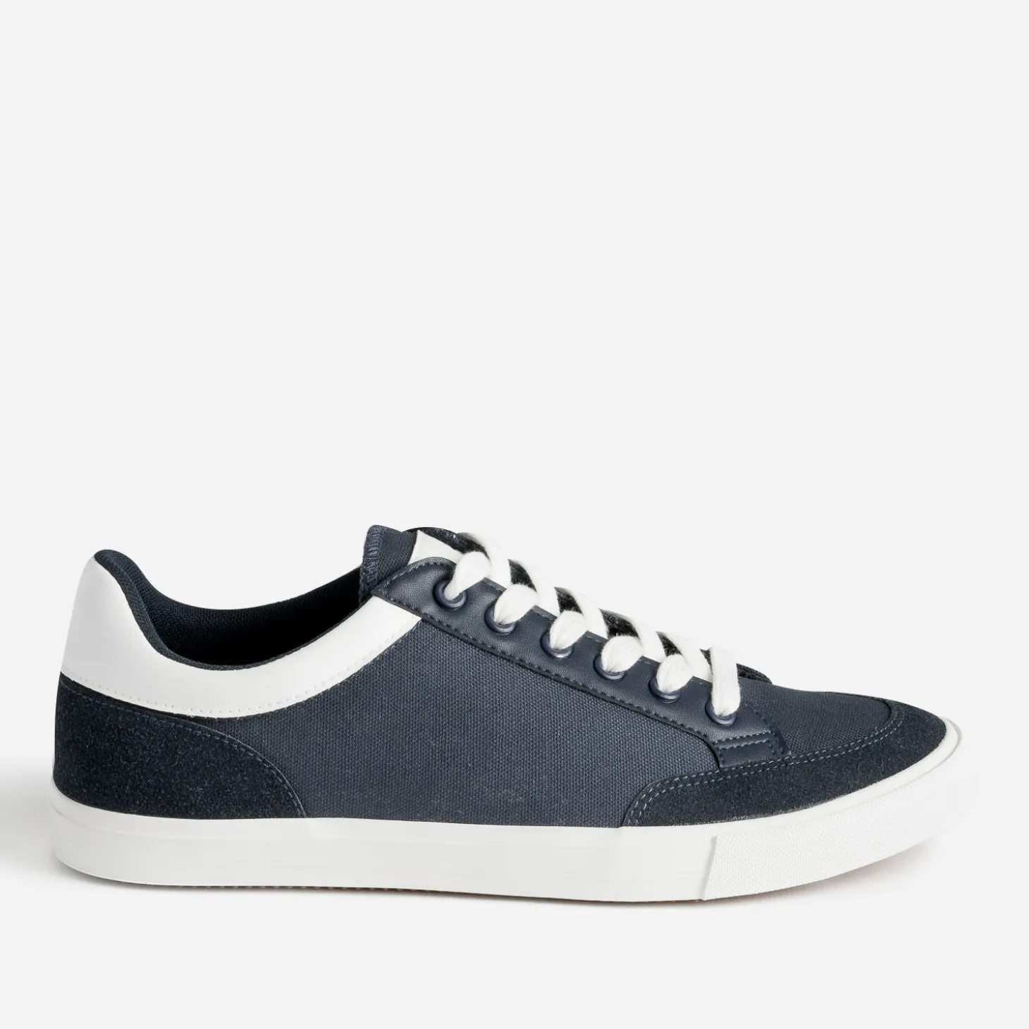 Tennis bleu marine en toile