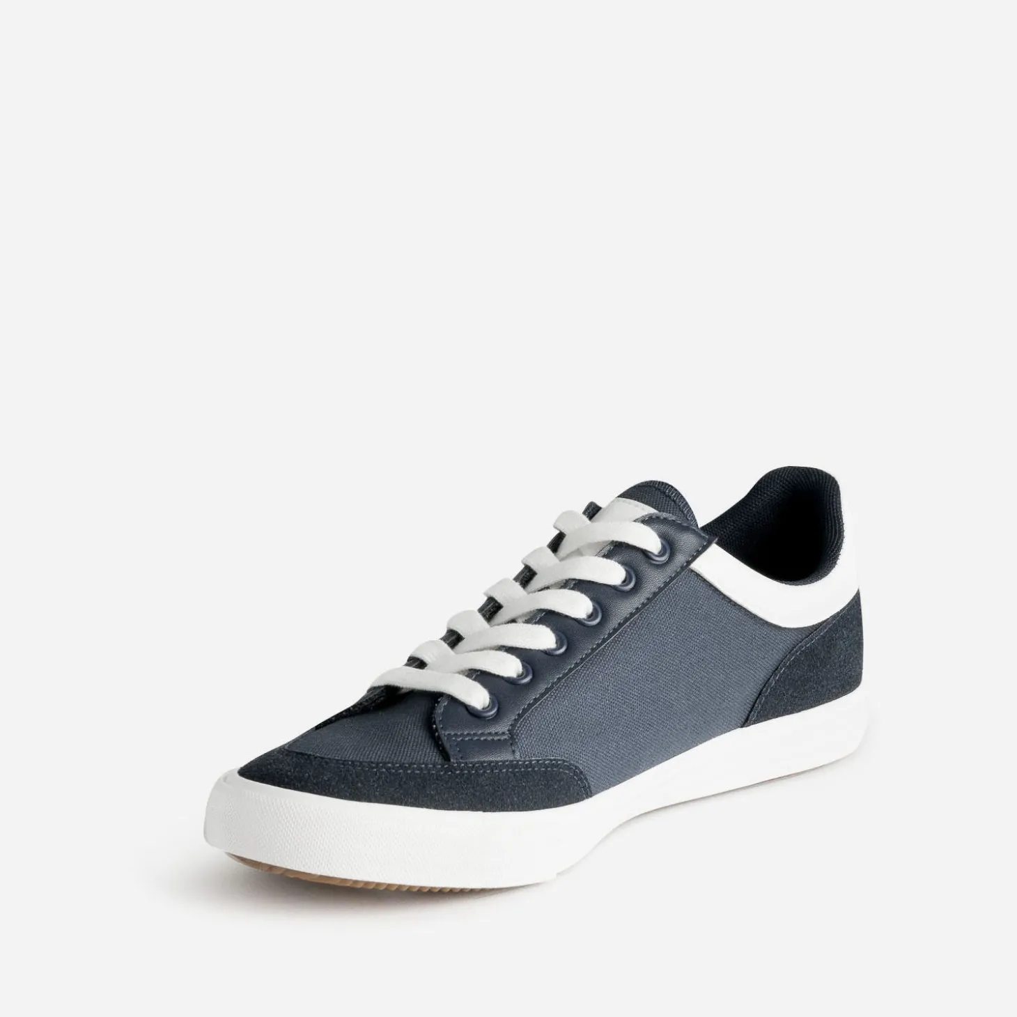 Tennis bleu marine en toile