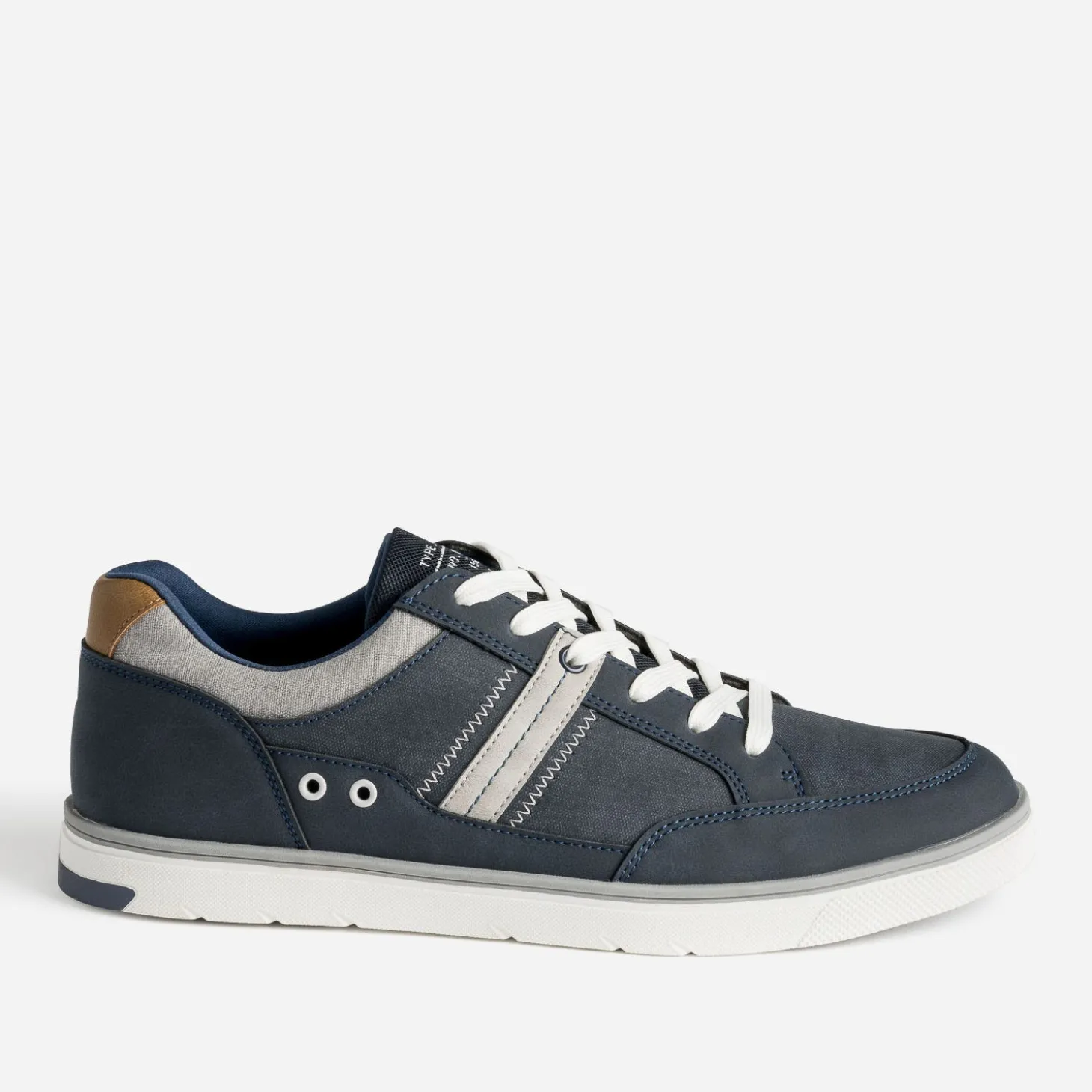 Tennis bleu marine et gris