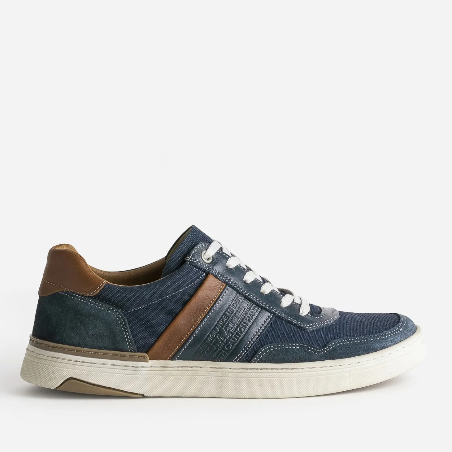 Tennis bleu marine multi matières
