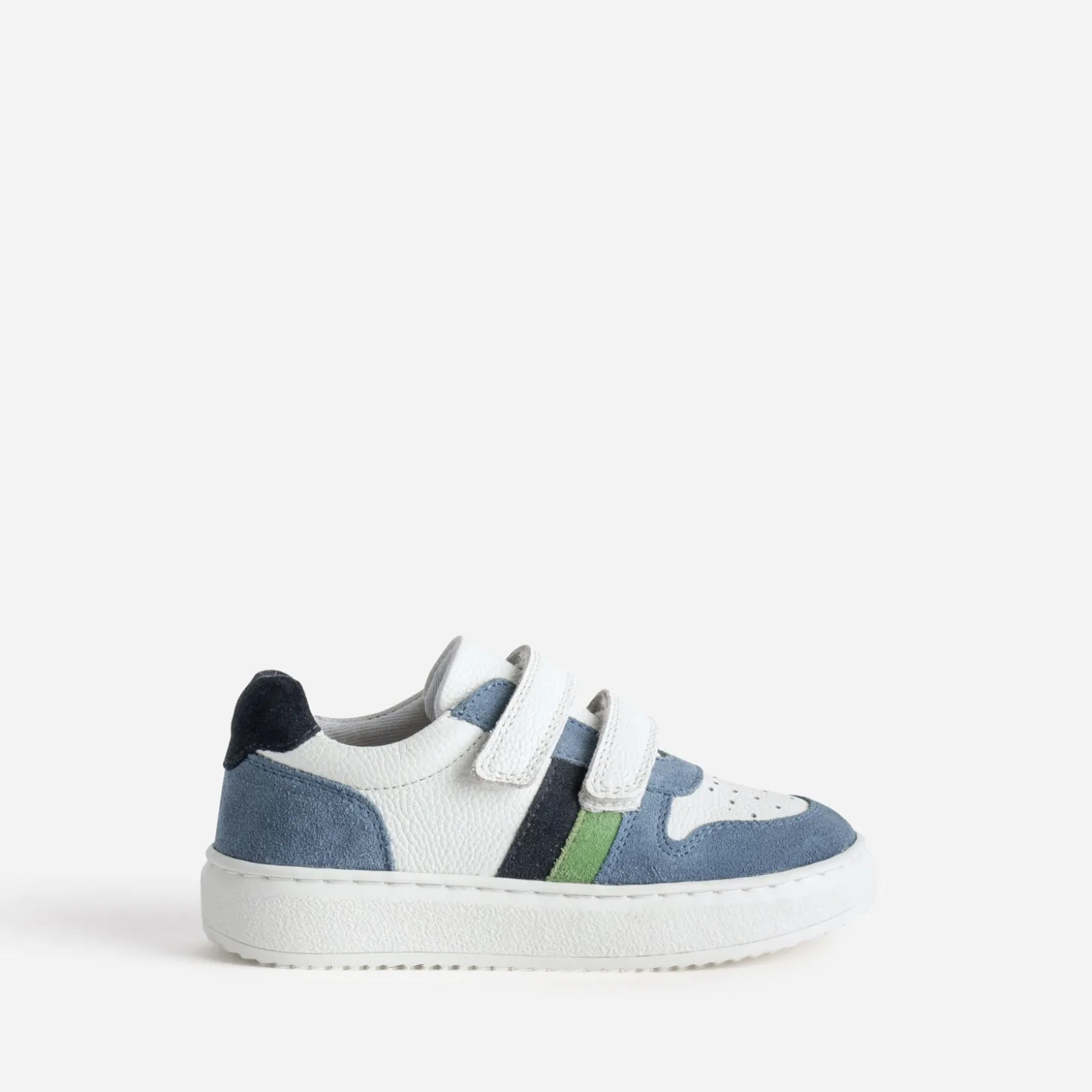 Tennis BUGGY blanche, bleue, verte