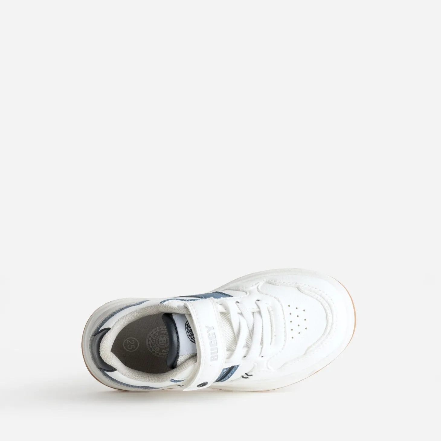 Tennis BUGGY blanche, bleue, grise