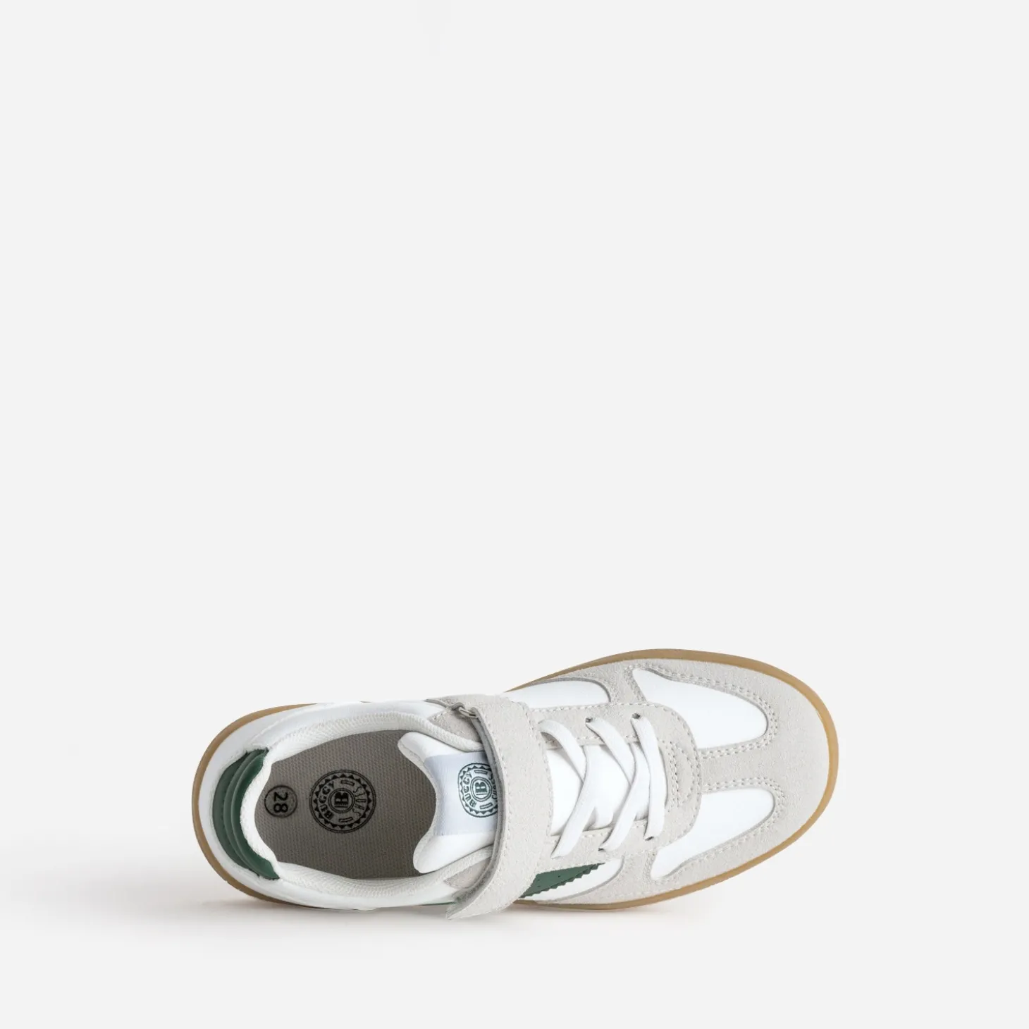 Tennis BUGGY blanche, grise, verte