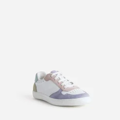 Tennis BUGGY cuir blanc et pastel