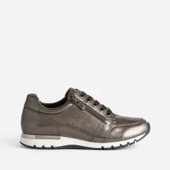 Tennis CAPRICE bronze en cuir