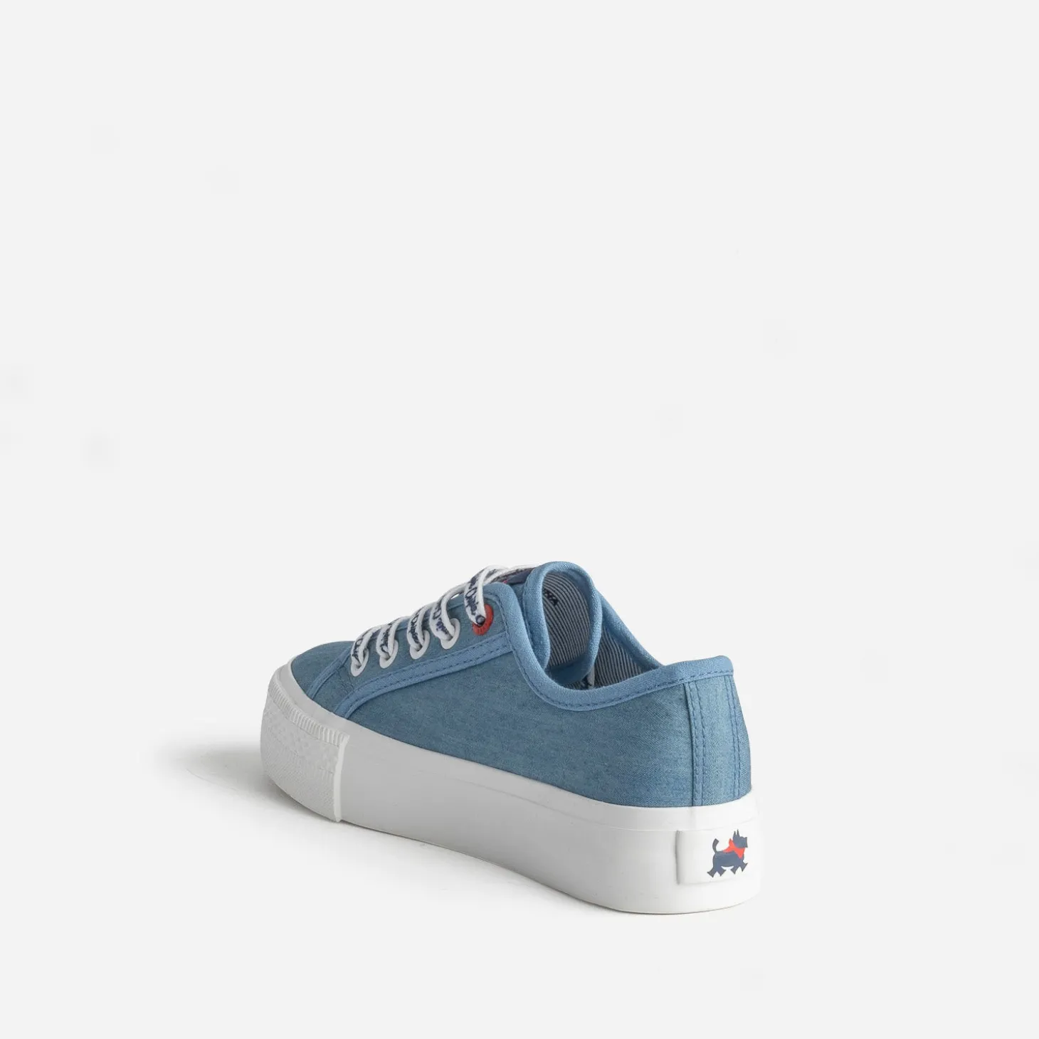 Tennis CHIPIE bleue en toile à plateforme